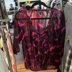 Express size small, sheer shirt